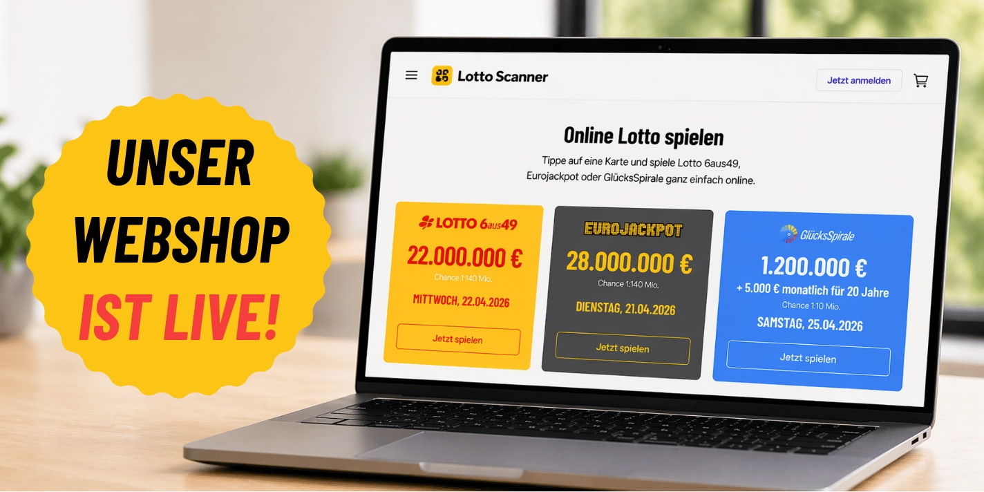 Neu bei Lotto Scanner: Unser Webshop ist live